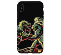 Carcasa para iPhone XS MAX Plantilla King Kong Skull Island Vs Gaw MonsterVerse Mash Geek