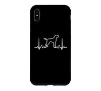 Carcasa para iPhone XS MAX Plott Hound Dog Heartbeat Love Funny Dogs Lover
