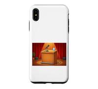 Carcasa para iPhone XS MAX Podium Lectern Discurso Conferencia Debate Oratorio Púlpito