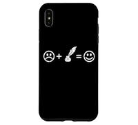 Carcasa para iPhone XS MAX Poesía Hace Feliz Divertido Poema Amante Escritor Poeta Arte