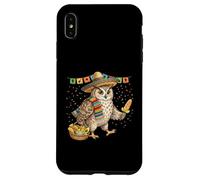 Carcasa para iPhone XS MAX Poncho Búho Mexicano Cinco De Mayo Fiesta Sombrero Meme