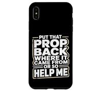 Carcasa para iPhone XS MAX Ponga Ese Equipo de Teatro de Gerente de Backstage