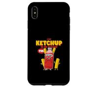 Carcasa para iPhone XS MAX Pongo Ketchup en mi Ketchup (Declaración extraña y Divertida)