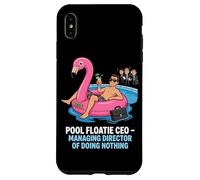 Carcasa para iPhone XS MAX Pool Floatie CEO Director Gerente De No Hacer Nada