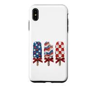 Carcasa para iPhone XS MAX Popsicle Patriotic Stars Stripes USA