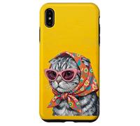 Carcasa para iPhone XS MAX Portada de Revista Scottish Fold Fashion Cats Lover