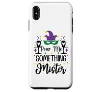 Carcasa para iPhone XS MAX Pour Me Something Mister Mardi Gras Party Funny Drinking