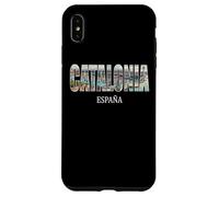 Carcasa para iPhone XS MAX Prefectura de Cataluña España Ciudad Establecido Diseño Vintage
