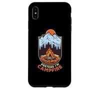 Carcasa para iPhone XS MAX Pretend I'm Campfire Camping Holiday Funny Halloween Costume