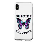 Carcasa para iPhone XS MAX Prevención de concienciación sobre sobrevivientes del Suicidio Mariposa niño niña