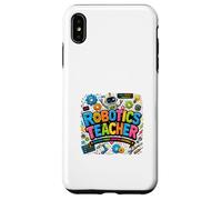 Carcasa para iPhone XS MAX Profesor de robótica Stem Ingeniería Codificación Educación Diseño