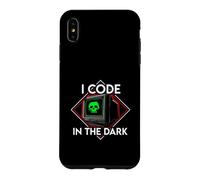 Carcasa para iPhone XS MAX Programmer I Code In The Dark Retro Hacker Skull