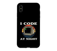 Carcasa para iPhone XS MAX Programmer Retro Computer I Code At Night