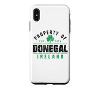 Carcasa para iPhone XS MAX Propiedad de Donegal Irlanda EST. 1474 Shamrock Distressed BG