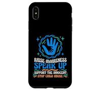 Carcasa para iPhone XS MAX Protección Infantil Fin Abuso Manos Diseño de Defensa