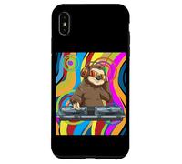Carcasa para iPhone XS MAX Psicodélico DJ Sloth Techno EDM Música Dance