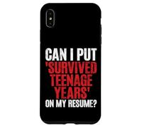 Carcasa para iPhone XS MAX ¿Puedo Poner los años de adolescencia sobrevividos en mi currículum Adolescente
