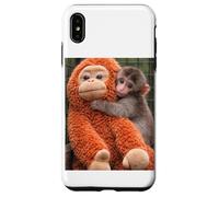 Carcasa para iPhone XS MAX Punch The Monkey Meme X Ape Cute Punch Monkey Baby Meme