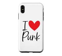 Carcasa para iPhone XS MAX Punk Rock Me Encanta Punk Punker Rocker Años 80 90 Plaid Street Oi
