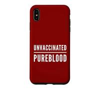 Carcasa para iPhone XS MAX Pureblood Freedom Choice Sin vacunar Sin Miedo Sin vaxxed