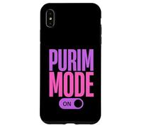 Carcasa para iPhone XS MAX Purim Mode On Funny Purim Jewish Costume Happy Purim