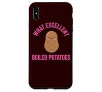 Carcasa para iPhone XS MAX Qué excelente Libro de Literatura de Patatas hervidas Kawaii