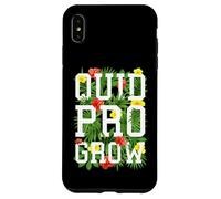 Carcasa para iPhone XS MAX Quid Pro Grow Gardener - Flores de jardín con Texto Floral