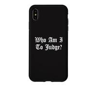 Carcasa para iPhone XS MAX Quién Soy yo para juzgar sin Juicio Iglesia Católica Dios Cristiano