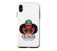 Carcasa para iPhone XS MAX Quiet Luxury Taurus Afro Women Pink Green Cap Black Girl