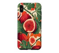Carcasa para iPhone XS MAX Racimo de higos y Hojas en Formas de Coral