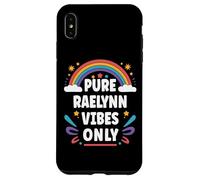 Carcasa para iPhone XS MAX Raelynn Vibes Only Cute Retro Girls Raelynn Name