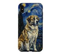 Carcasa para iPhone XS MAX Rafeiro do Alentejo Perro Van Gogh Noche Estrellada