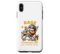 Carcasa para iPhone XS MAX Rage Consumes Me Well It Did Before I Retired Chilling Sloth