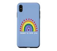 Carcasa para iPhone XS MAX Raised to Love You 2 Moms Love My Two Mommies Pride Mom LGBT