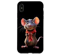 Carcasa para iPhone XS MAX Rata Ratón Simpático Roedores Ratón Enano Ratas Pequeñas