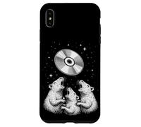 Carcasa para iPhone XS MAX Rats Howling At CD Moon