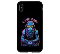 Carcasa para iPhone XS MAX Rave Papi EDM Music Festival Bigfoot Sasquatch Equalizer DJ