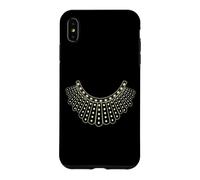 Carcasa para iPhone XS MAX RBG Ruth Bader Ginsburg Dissent Collar patrón