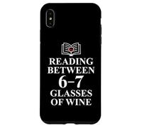 Carcasa para iPhone XS MAX Read Between The Wines 6 7 Reading 6-7 Just One More Chapter