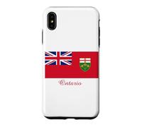 Carcasa para iPhone XS MAX Recuerdo de la Bandera de Ontario Canadá