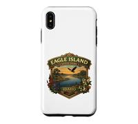 Carcasa para iPhone XS MAX Recuerdo gráfico de Eagle Island State Park Idaho