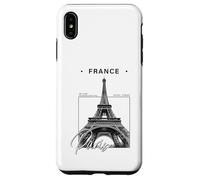 Carcasa para iPhone XS MAX Recuerdo Minimalista de Viaje de la Torre Eiffel de París