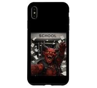 Carcasa para iPhone XS MAX Red Devil Último Día De Escuela Vacaciones De Verano Divertido Meme Selfie