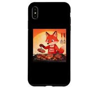 Carcasa para iPhone XS MAX Red Fox Cooking Grill BBQ Funny Gift Red Fox