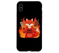 Carcasa para iPhone XS MAX Red Fox Cooking Grill BBQ Funny Gift Red Fox