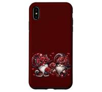 Carcasa para iPhone XS MAX Red Gothic GNOME Couple For Women and Men Valentines