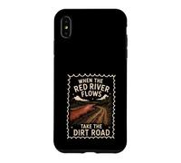 Carcasa para iPhone XS MAX Red River Flows Take The Dirt Road Humor Adulto