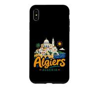 Carcasa para iPhone XS MAX Regalo de Recuerdo de Viaje de Argel Argelia Dibujado a Mano