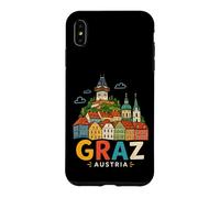 Carcasa para iPhone XS MAX Regalo de Recuerdo de Viaje de Graz Austria Dibujado a Mano
