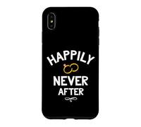 Carcasa para iPhone XS MAX Regalo Divertido para Fiesta de Divorcio Happily Never After